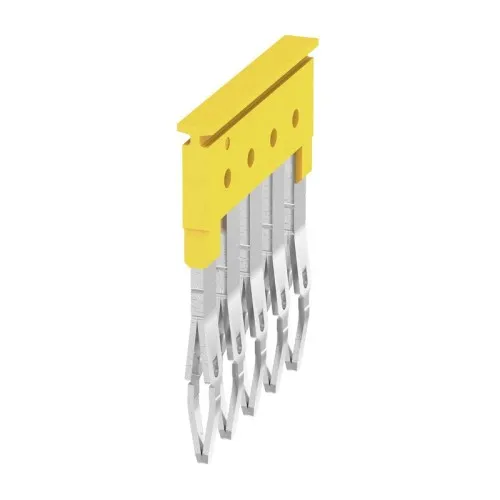 Weidmüller connecteur transversal ZQV 2.5/5, 24A 400V 5,1mm, jaune