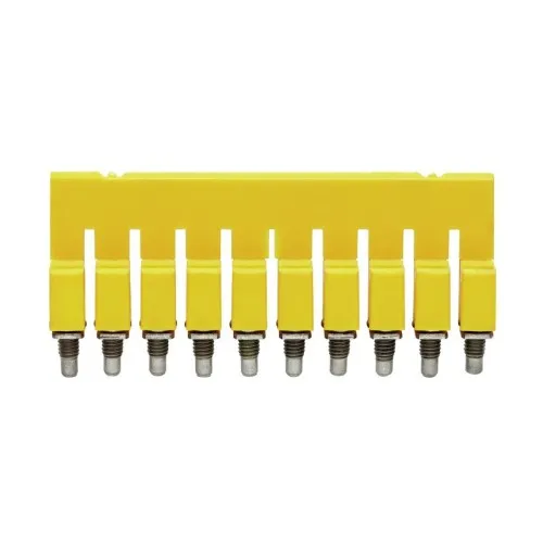 Connecteur transversal Weidmüller série W WQV 2.5/10, 32 A 400 V 10 pôles 5,1 mm, à vis, jaune