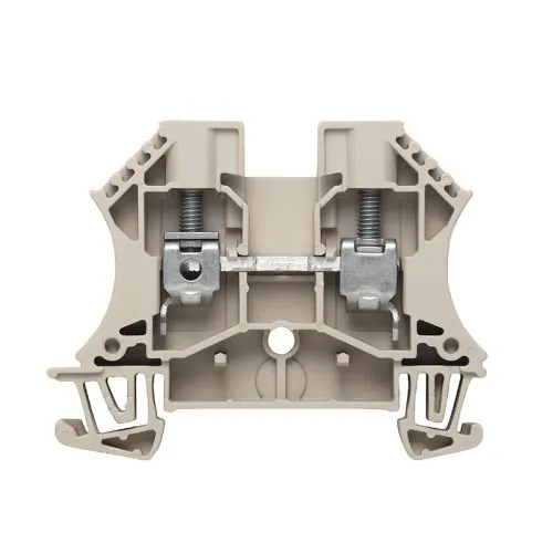Borne de connexion Weidmüller WDU 6, 6 mm², 800 V, 41 A, raccordement à vis, thermoplastique, beige