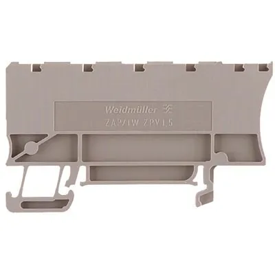 Plaque de fermeture Weidmüller ZAP/TW ZPV1.5