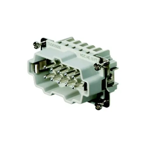 Insert à broches Weidmüller 10p HDC HE 10 MT