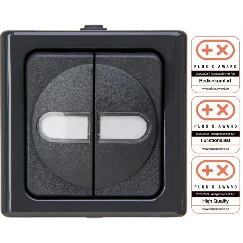 Interrupteur de série Kopp, anthracite 560515004