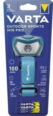 Lampe frontale Outdoor Sports H10 Pro 16650101421 LED de Varta