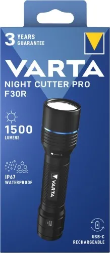 Lampe torche LED VARTA Cons. F30R avec batterie