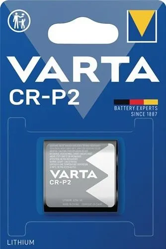 Pile cylindrique VARTA LITHIUM CR-P2 en blister - 1 pièce
