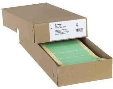 Étiquettes en continu Herma 8185 1 voie 88,9x35,7 mm vert 2 000 pièces/paquet