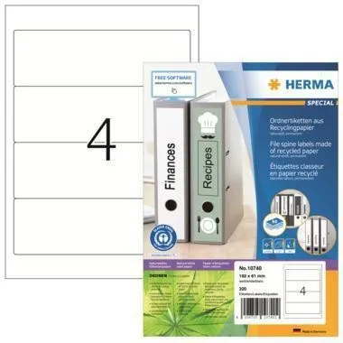 Étiquette Herma 10740 RC 192x61mm ws 320 pièces