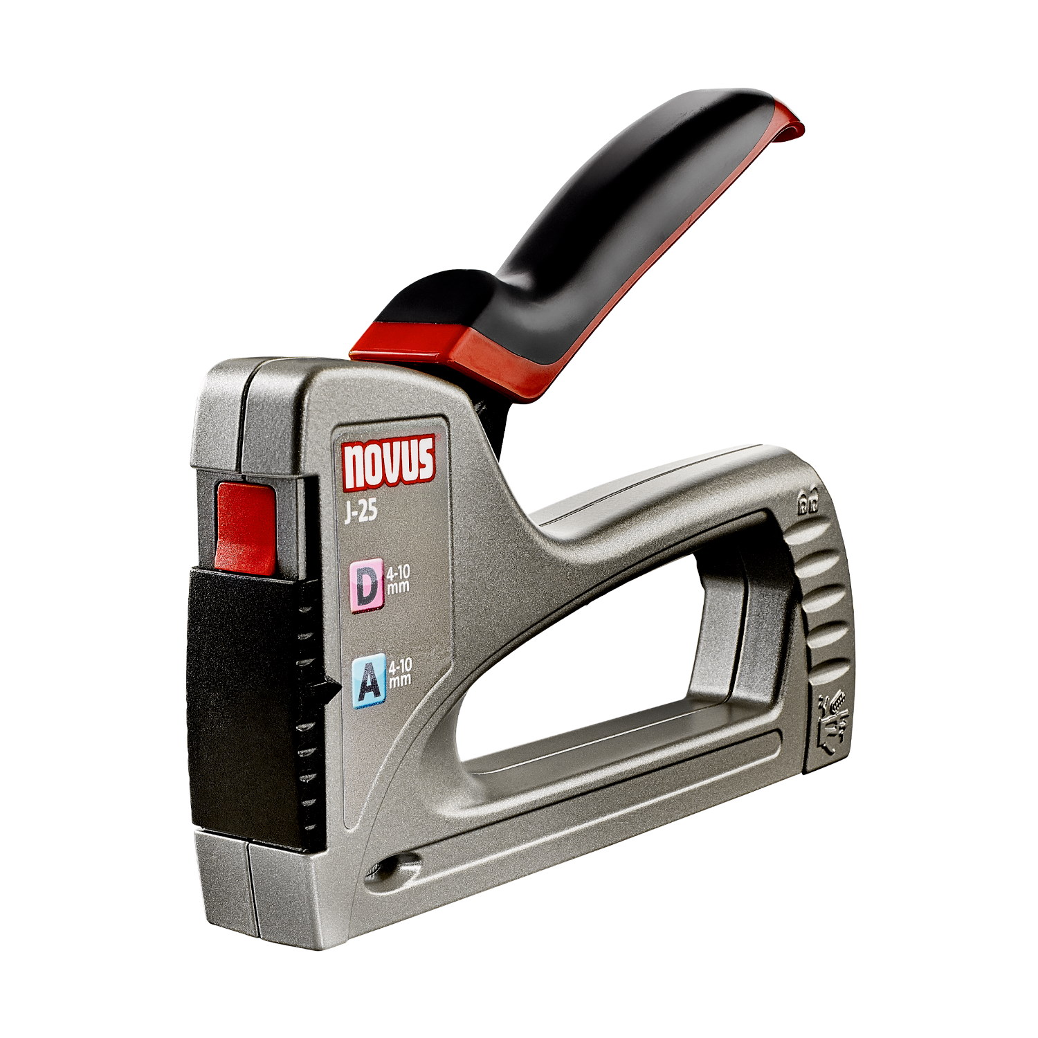 Agrafeuse Novus J-25 pour agrafes A/H/D/G 4–10 mm | Chargeur par le bas
