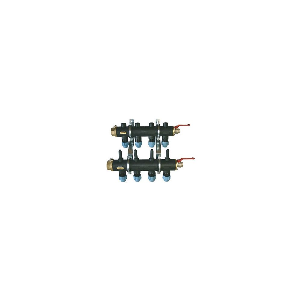 Bosch Collecteur de fluide frigorigène n° 1139, 4 voies, DN 25, pour pompes à chaleur à fluide frigorigène