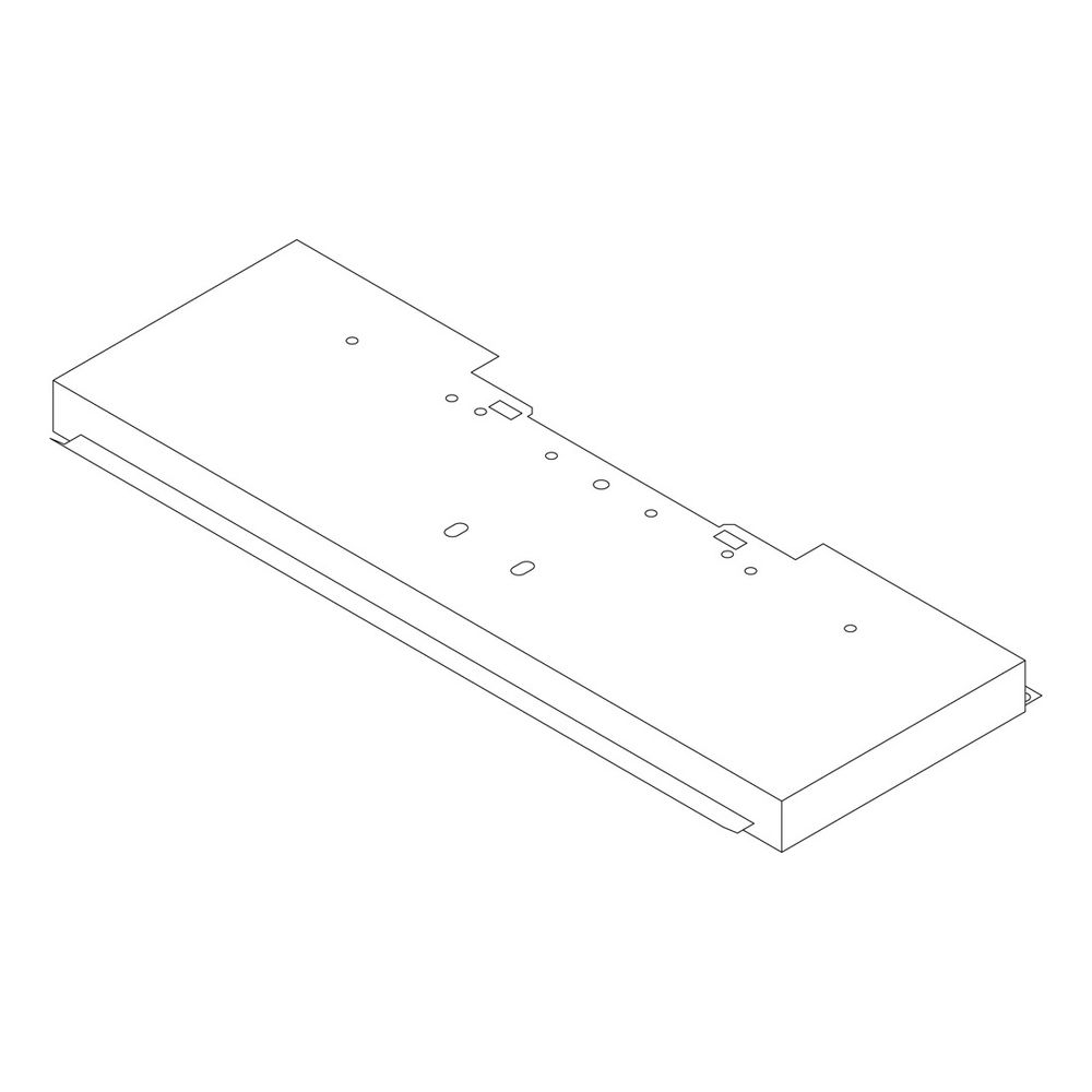 Buderus Capot avant pour SB 50–115 kW – 660x320x40 mm – Réf. 5179576