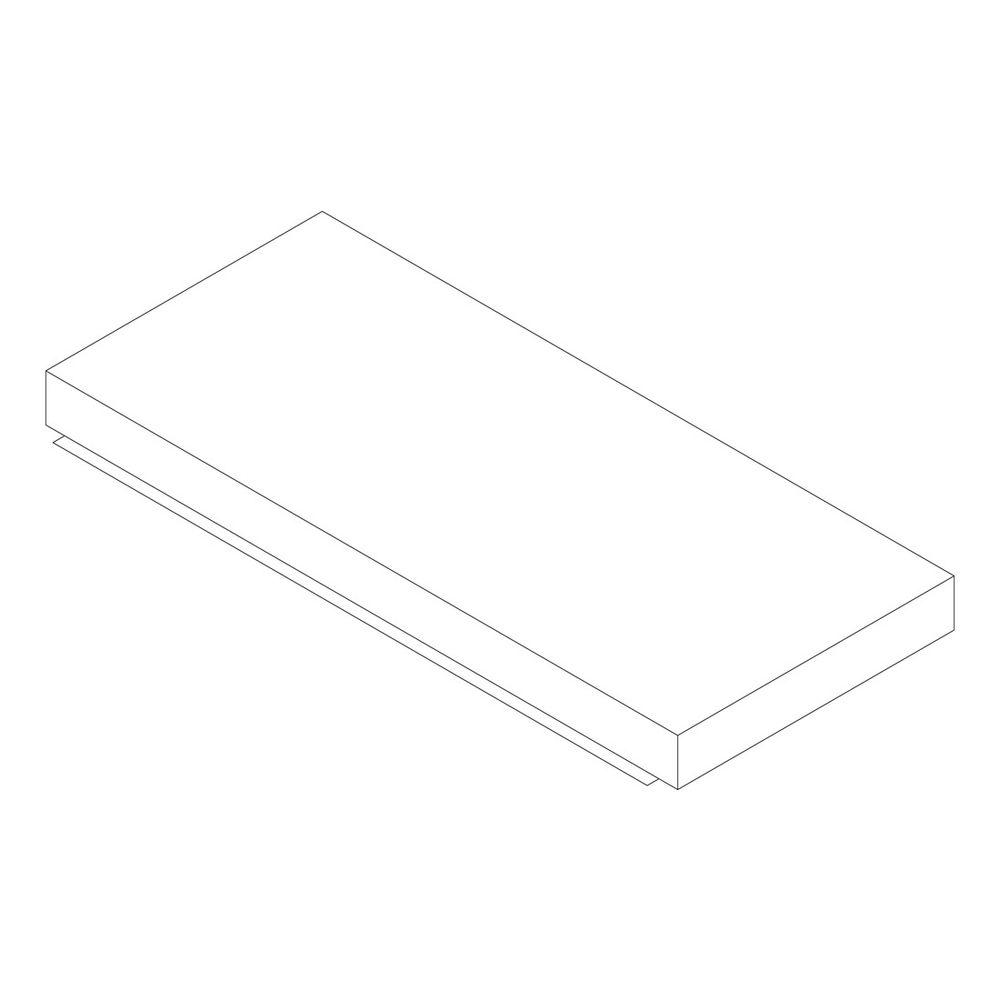 Capot arrière Buderus pour SB 240-310kW, 810x350x85mm