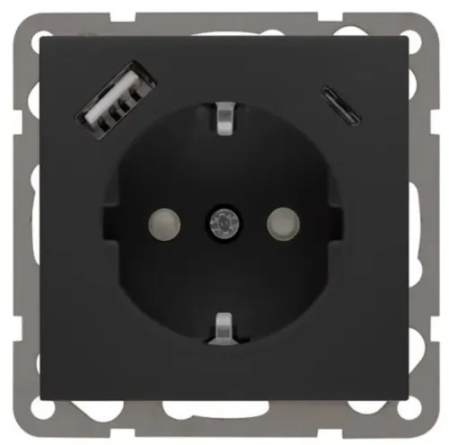 Peha Prise de courant avec USB D 6511.193 SI USB CA