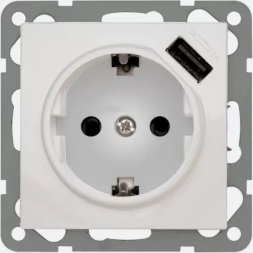 PEHA Prise USB universelle D 6511.03 SI USB
