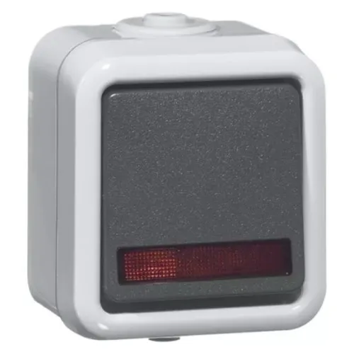 Peha Interrupteur à bascule avec voyant D 626 WAB GLK