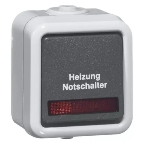 Peha Interrupteur d'urgence chauffage vert D 622 WAB HN