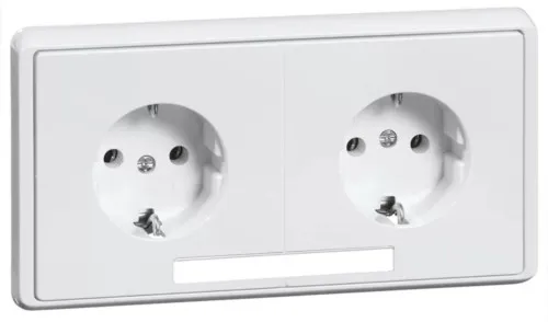 Prise double SCHUKO Peha 95.6512/3.02 NA