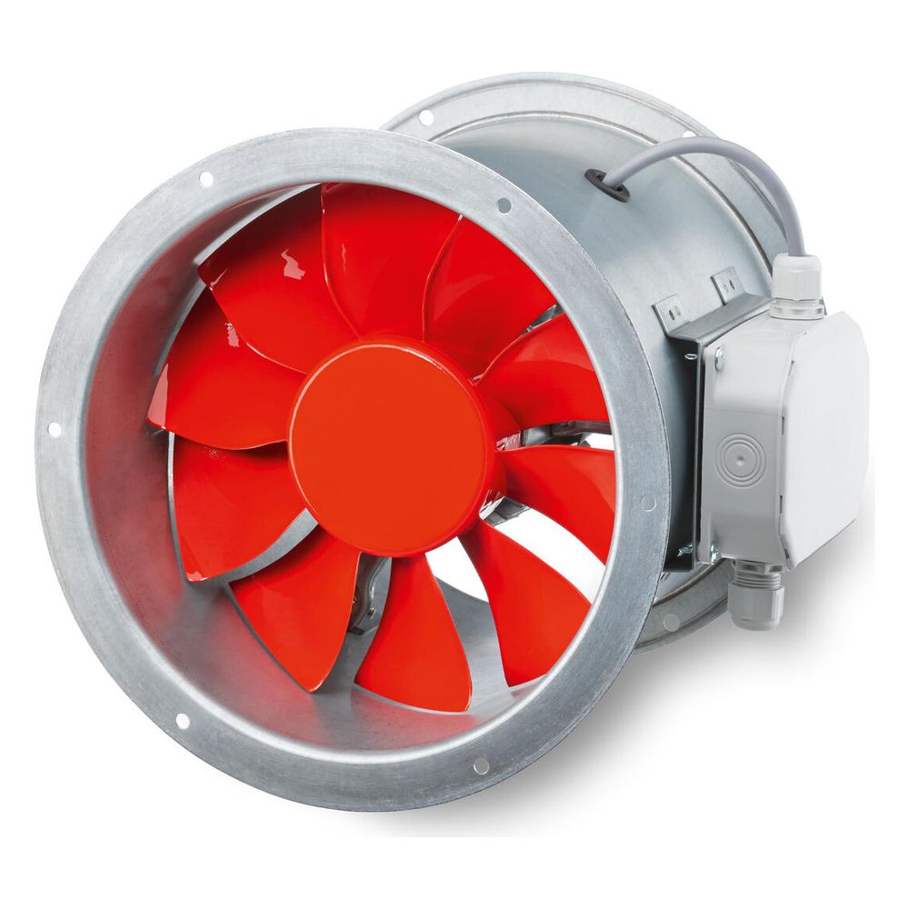Ventilateur axial haute performance Helios HRFD 500/6, triphasé 400V, contact thermique, vitesse réglable, 5 480 m³/h, 218W