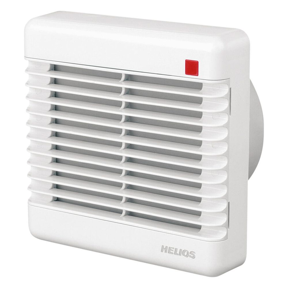 Ventilateur encastrable Helios Heliovent HVR 150/2 RE avec clapet de fermeture électrique, réversible, 360 m³/h, 50 W, 230 V