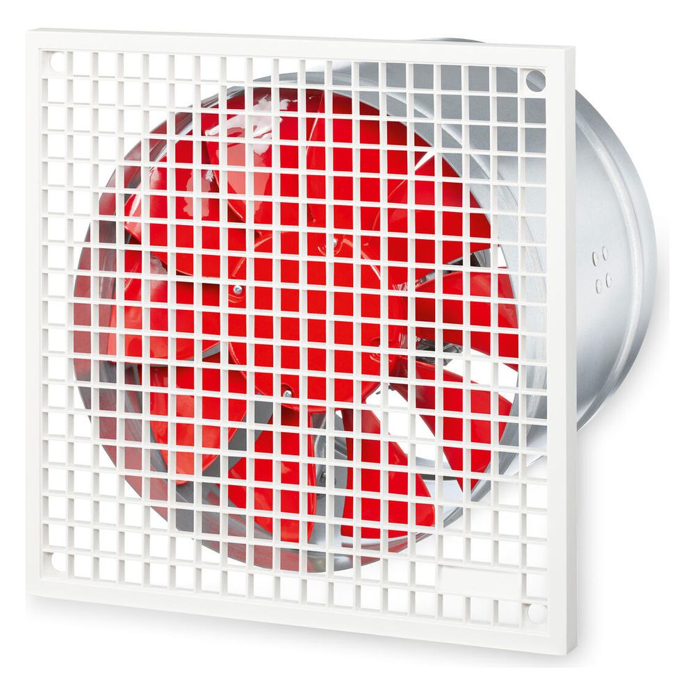 Ventilateur axial haute performance Helios HSD 315/8/4, triphasé 400V, polumschaltbar, Y/YY, 2.060 m³/h, 49/115W, avec grille de protection