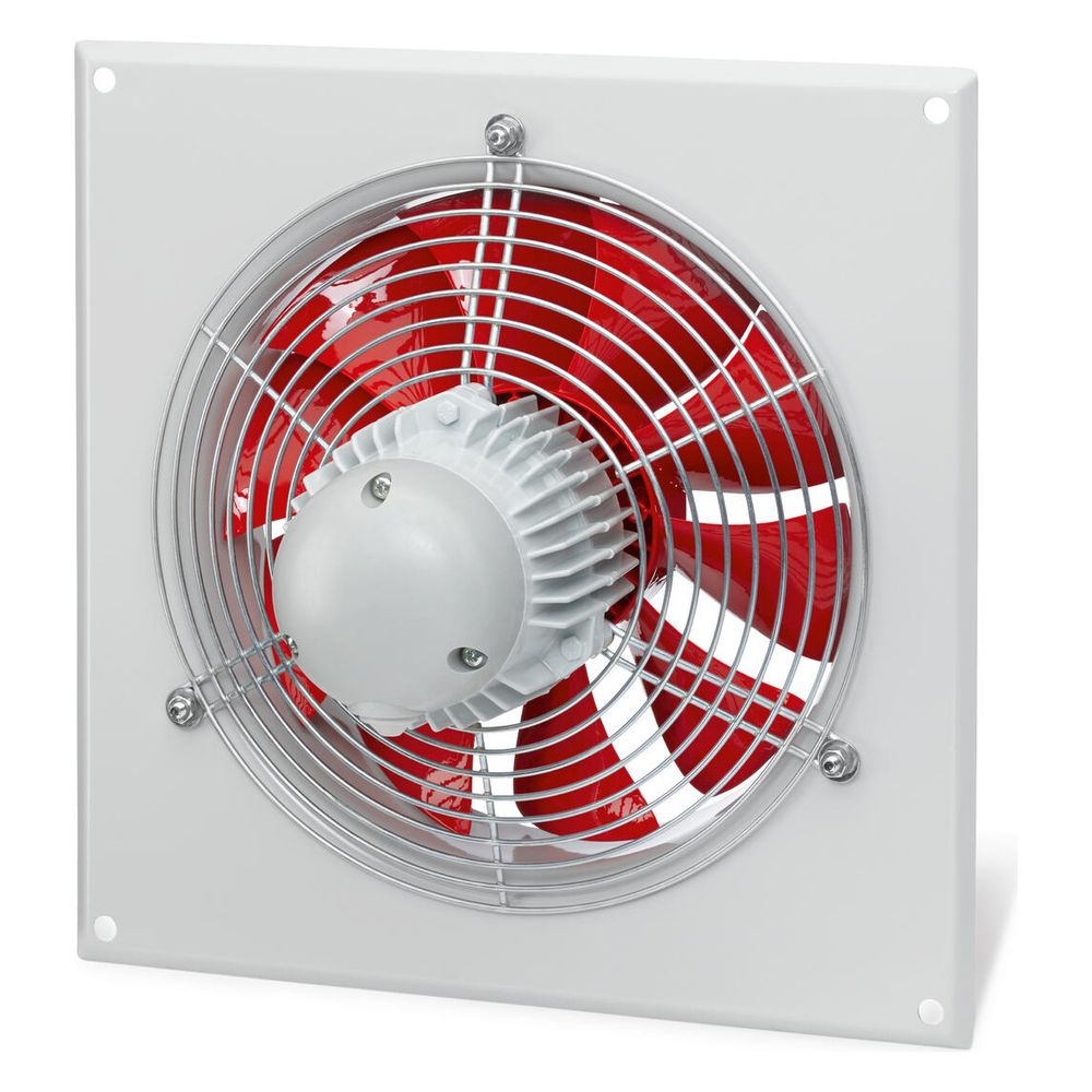 Helios Ventilateur axial haute performance HQW 355/4 EX, monophasé, antidéflagrant, 2 940 m³/h, 180 W, avec grille de protection, 230 V