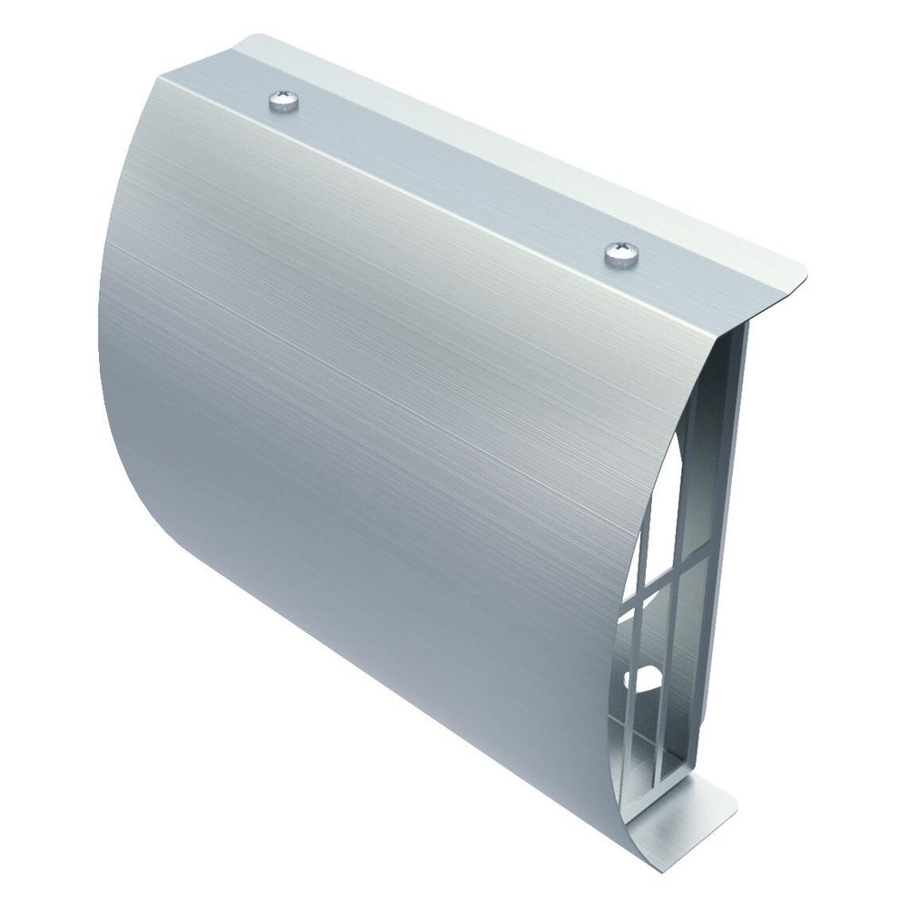 Grille de façade Helios IsoPipe IP-FBA 160 pour air extérieur, acier inoxydable V2A, DN 160