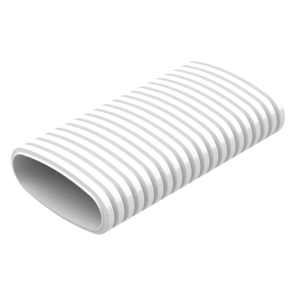 Conduit flexible Helios FlexPipe FRS-R 51, ovale 51x114 mm, pour débits jusqu'à 30 m³/h, longueur 20 ml