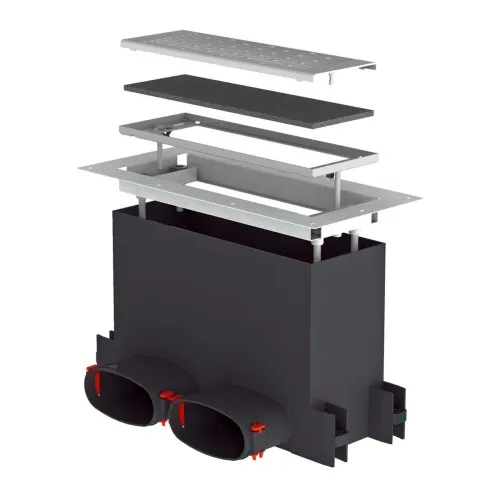 Helios Ventilatoren FlexPipe Boîte murale-sol FRS-WBK 2-51