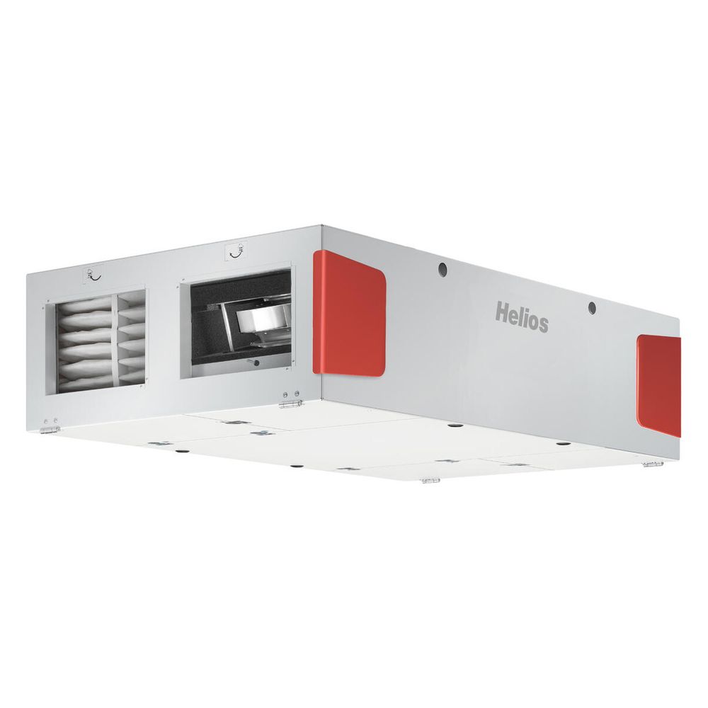 Helios Système de ventilation KWL EC 700 D PRO pour plafond, 680m³/h, 230V, moteurs EC, récupération de chaleur, bypass