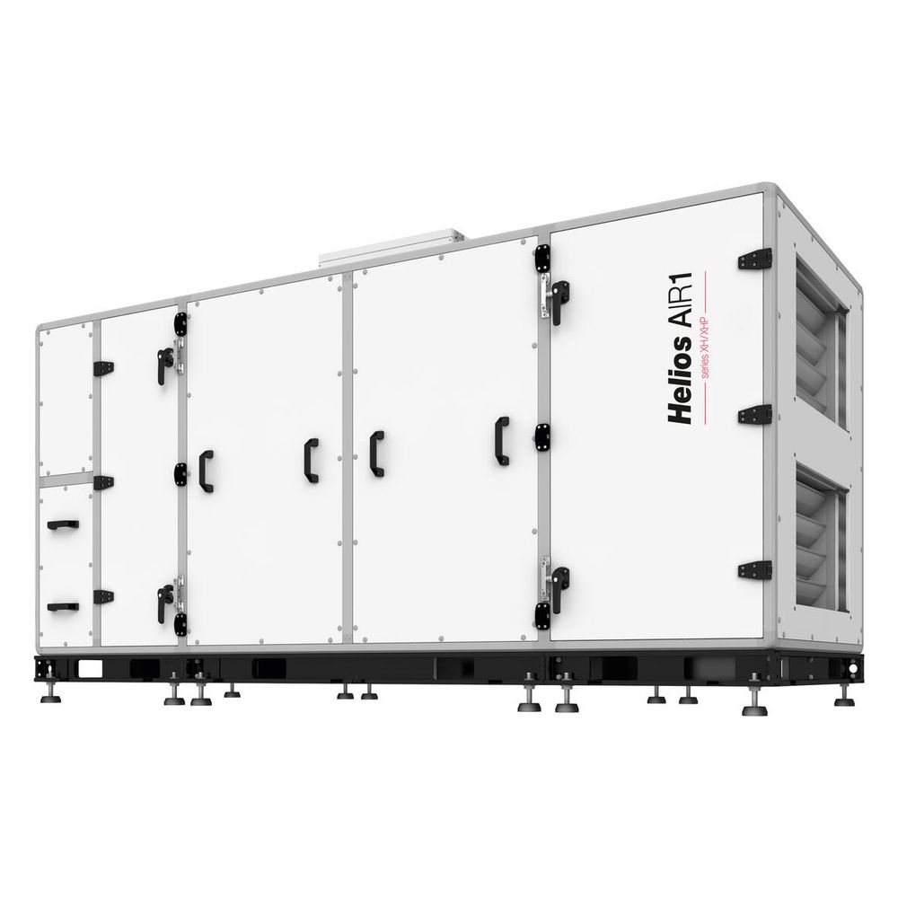 Helios Groupe de ventilation AIR1 XH 8500 avec récupération de chaleur à flux croisés, vertical, horizontal, E-VHR, max. 8 300 m³/h ERP, 400V