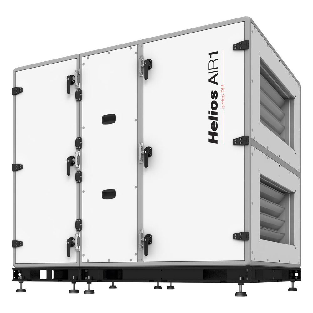 Helios Groupe de ventilation AIR1 RH 15000/SO avec récupération de chaleur à rotor à sorption, vertical, horizontal, max. 14 700 m³/h ERP, 400V