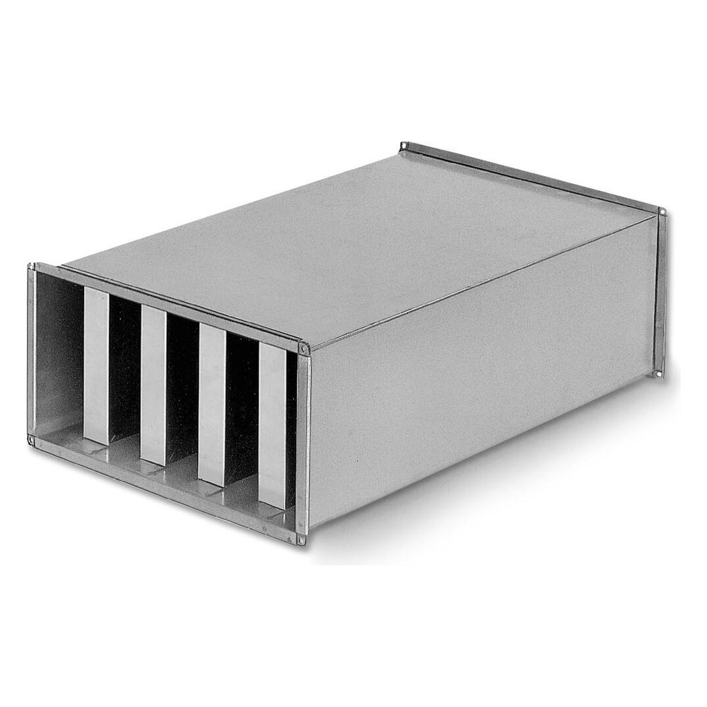 Silencieux de conduit Helios KSD 50/25 30, 540x1000x340mm, tôle d'acier galvanisée