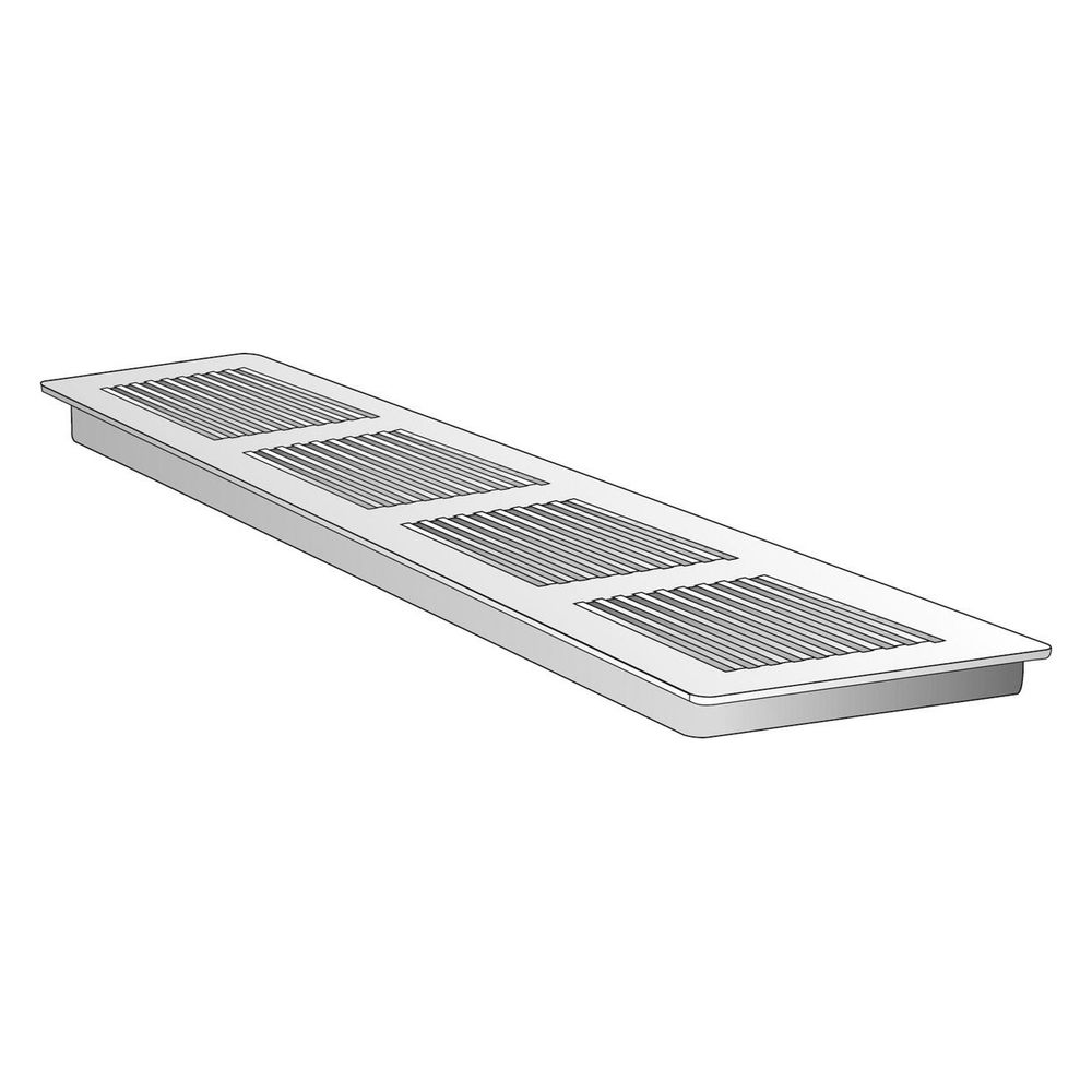 Grille de ventilation Helios LG 400/100, 400x100 mm, aluminium