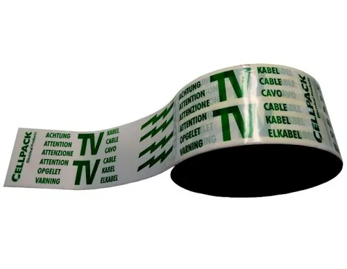 Cellpack Bande de signalisation/100mmx250m/TV 125627