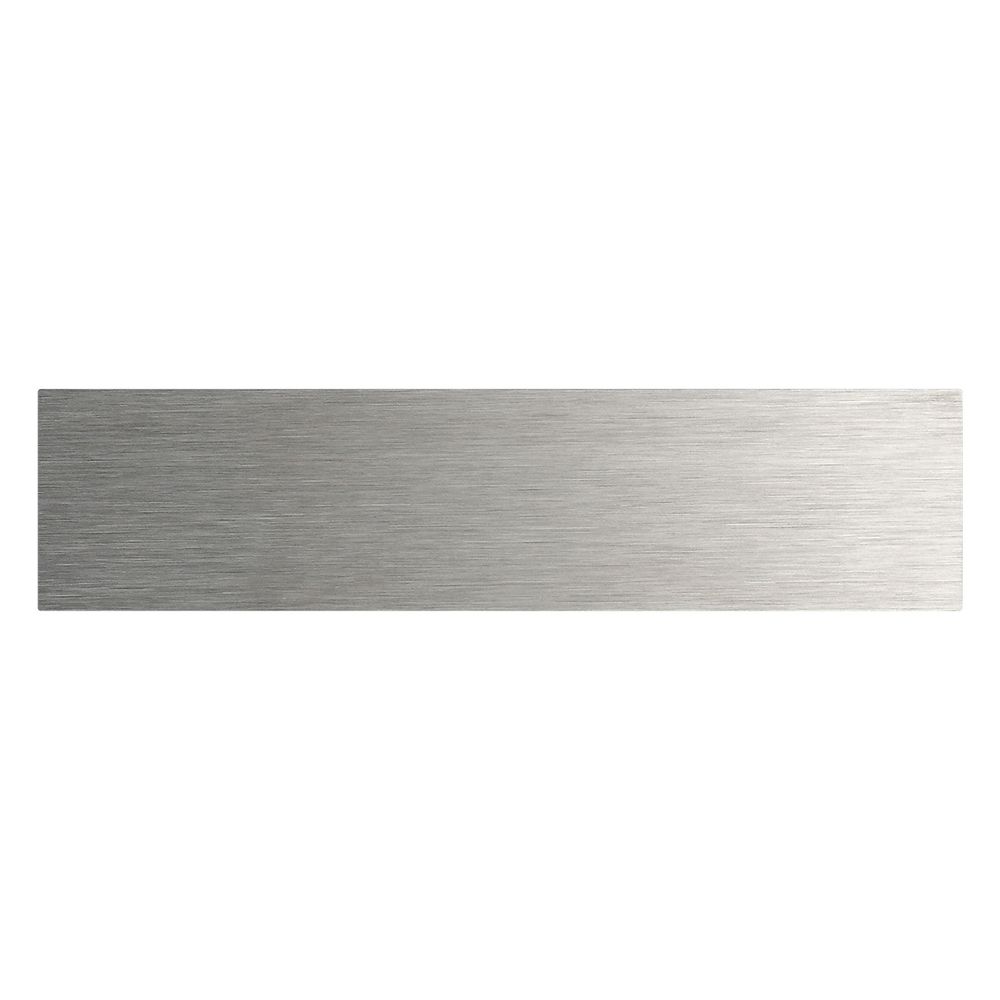 Cadre de bouton d'appel Gira Système 106, 1 bouton, Acier inoxydable, 5541920