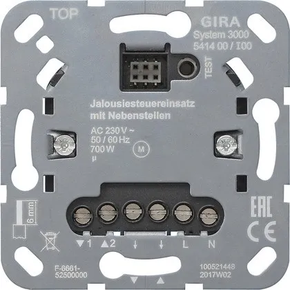 Module de commande de stores Gira 541400