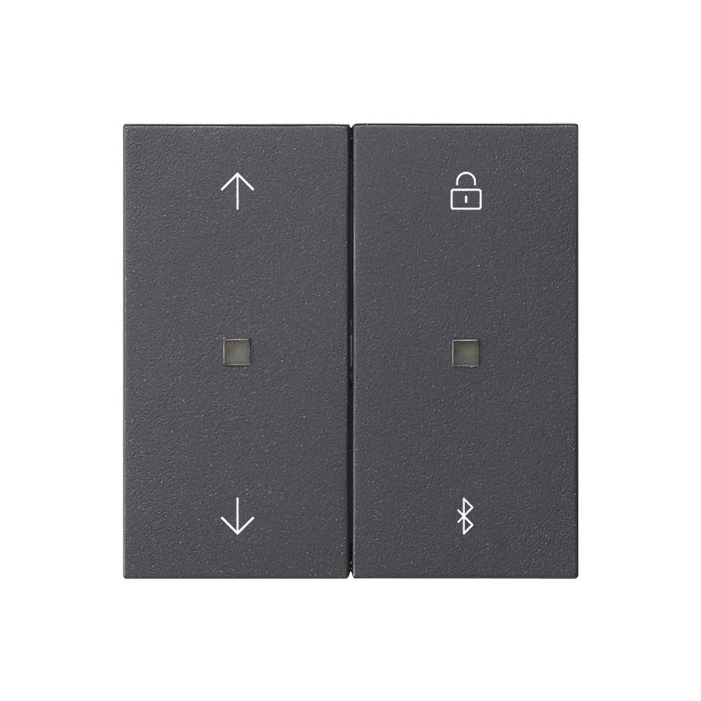 Gira Système 3000 - Horloge de stores et minuterie Bluetooth (Anthracite) - Réf. 536728