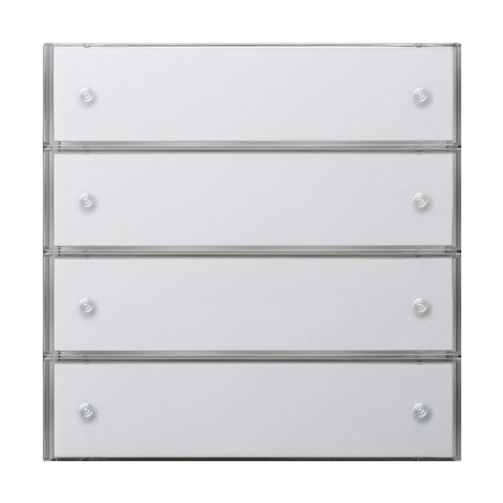Capteur tactile KNX Gira 3 Comfort 4 touches, blanc pur brillant, 2034112