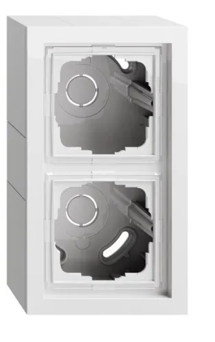 Gira Boîtier AP 2f + cadre 106270