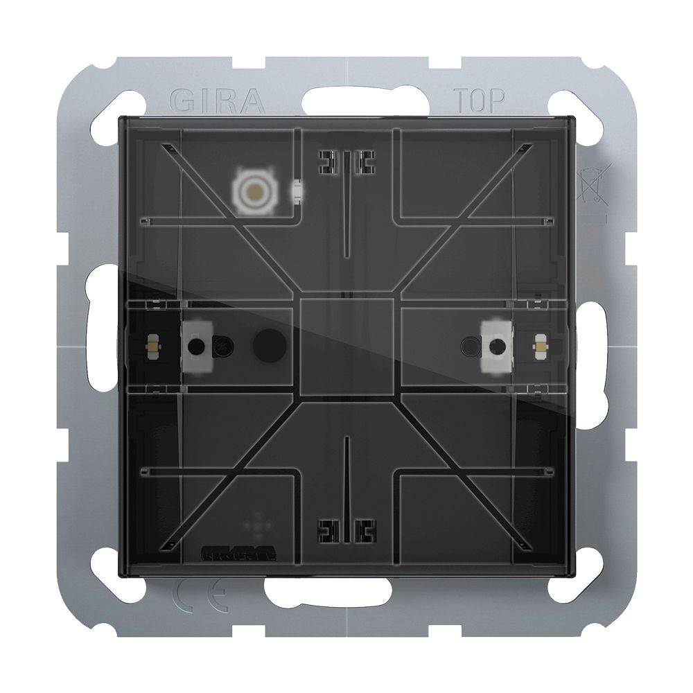 Gira 501100 Capteur tactile 4 touches standard, 1 voie, pour KNX et Gira One, système 55