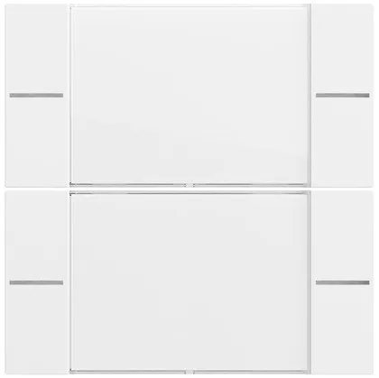 Jeu de boutons poussoirs Gira 2f BSF 577272