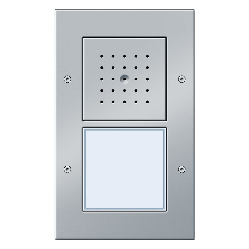 Poste de porte Gira AP 1 voie, 19 mm, aluminium, 126665