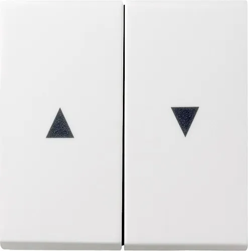 Bascule Gira avec symbole flèche, blanc pur, 029427