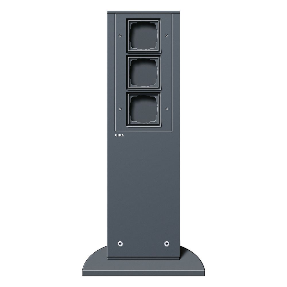 Gira Colonne d'énergie 3 unités vides 491 mm anthracite 134528