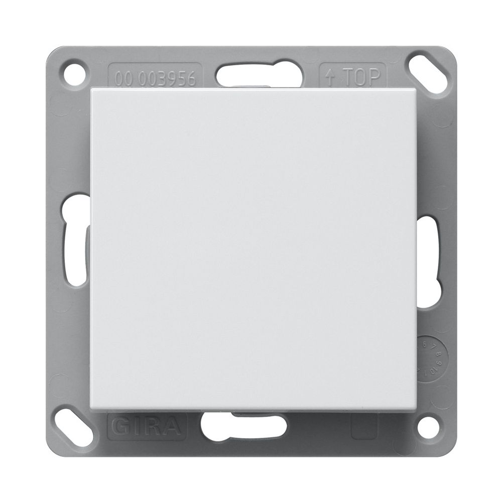 Émetteur mural sans pile Gira System 55, 1 canal, blanc pur satiné, 242127