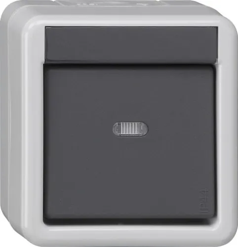Bouton-poussoir KNX Gira BA 1fach 515130 - Gris