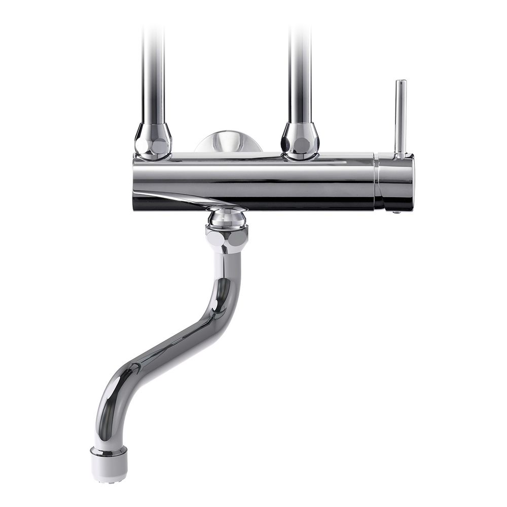 Robinet mitigeur monocommande CSO CLAGE 160 mm bec orientable sans pression, Chrome