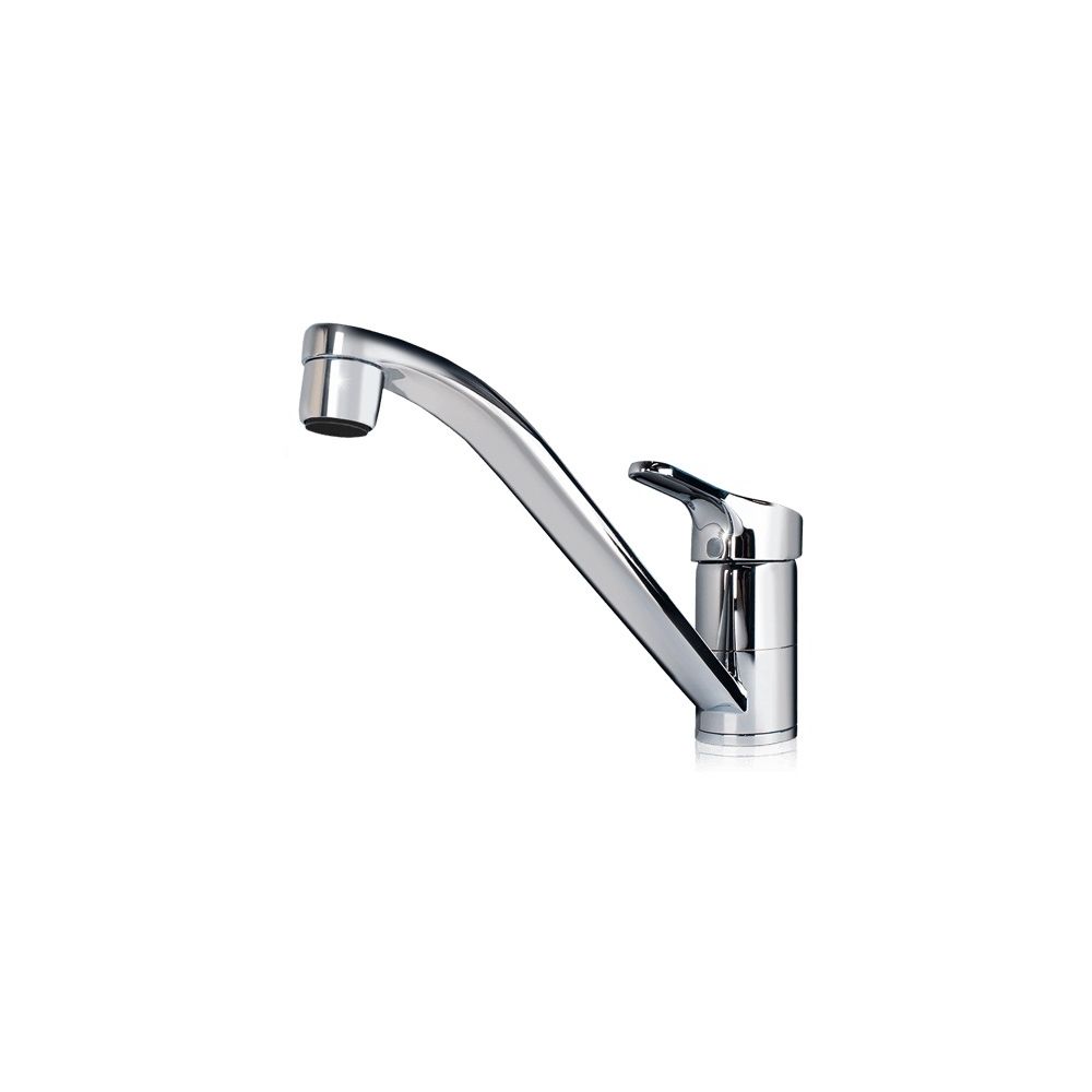 Robinetterie de cuisine CLAGE EKM – Mitigeur monocommande à bec orientable 210 mm, sans pression, chromé