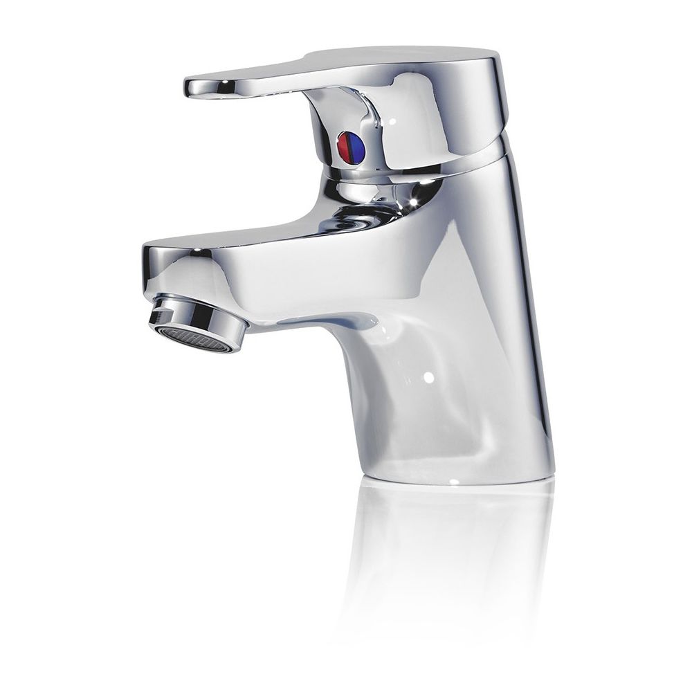 Robinetterie sous évier CLAGE END à levier unique 106 mm, sortie sans pression 3/8", Easy Fix, chromé
