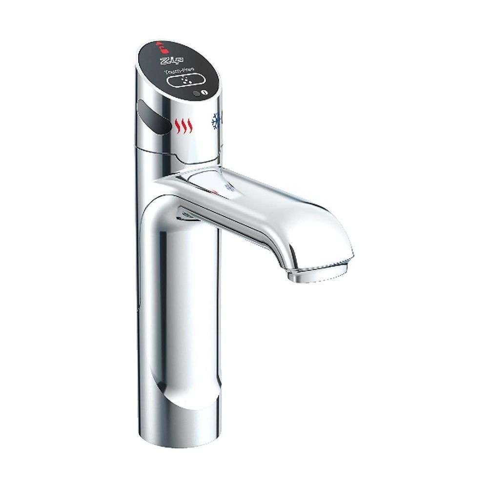 Robinet CLAGE Zip Touch-Free BCS, chromé brillant, 116 mm, bec pour eau bouillante, froide et pétillante (HydroTap)