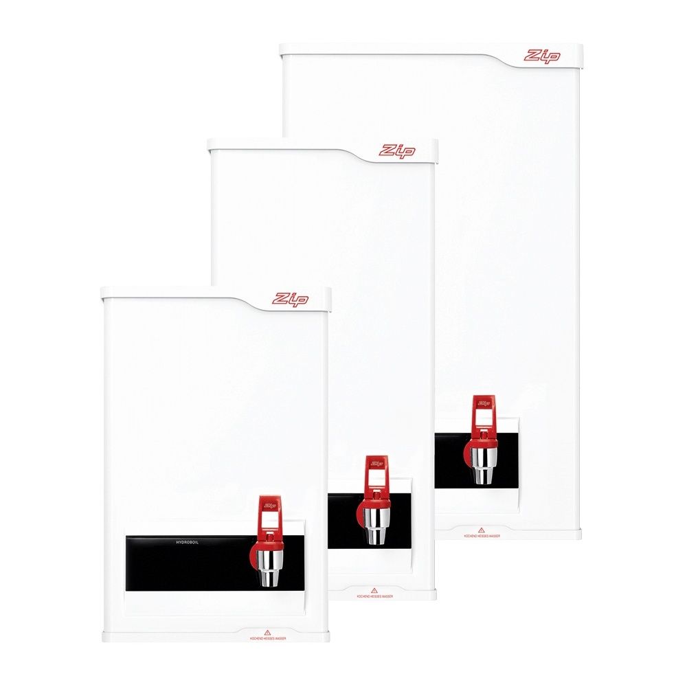 Bouilloire automatique électromécanique CLAGE ZIP Hydroboil 25L, IP20, boîtier en acier laqué blanc, 4100-44725